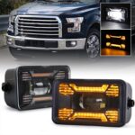 1 par de la lámpara de niebla frontal modificada especial para automóviles para la versión de EEUU FORD F150 2015-2016