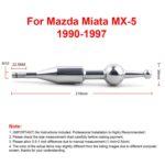 Coche corta tirar palanca de engranajes para Mazda MX5 MIATA RX7 1990-1997 - Imagen 4