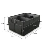 Caja de almacenamiento plegable del tronco del coche, tamaño: 58 x 43 x 27cm - Imagen 2
