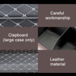 Caja de almacenamiento plegable para maletero de coche, tamaño pequeño a cuadros: 33 x 32 x 30 cm, Checkered 33 x 32 x 30cm(Beige) - Imagen 3