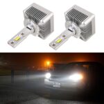 1 par de la serie D D1S Hid Ballast a LED Faros DC12V 35W 6000K 7000LM, CSP Lamp Bead