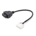 COMO CABLE DE COMO OBD2 CABLE DE CONVERSIÓN OBDII Cable de adaptación de diagnóstico para Tesla Model S