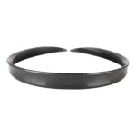 Labio de alerón lateral trasero de plástico modificado de automóvil, textura de fibra de carbono - Imagen 2