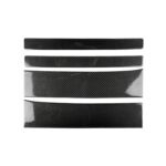 Pegatinas de tira de decoración de umbral de puerta de coche de fibra de carbono para Tesla Model X - Imagen 2