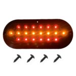 MK-012 20LEDS Dinámico Lámpara trasera Lámpara de luz indicador de lámpara estrobos
