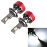 1 par H7 DC12V 65W 6000K 6500LM LED FEARLES DE CAR