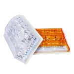 4 PCS ZS-6001 DC24V Lámpara de bombilla de luces indicadoras de marcador lateral para automóvil / camión - Imagen 3