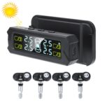 Sistema de monitoreo de presión de neumáticos de carga solar de alta precisión para automóvil TPMS, sensor de pitido incorporado