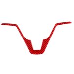 Para Honda CRV 2007-2011 Etiqueta decorativa del volante del coche de fibra de carbono, unidad izquierda, Car Steering Wheel
