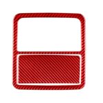 Panel de luz de lectura frontal de fibra de carbono para coche, pegatina decorativa para Toyota RAV4 2006-2013, conducción izquierda y derecha, Front Reading Light Panel
