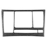 Pegatina decorativa del panel de CD de fibra de carbono del coche para VOLVO XC90 2003-2014, unidad izquierda y derecha Universal