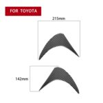 2 PCS / SET FIBER DE CARBONO Coche Lámpara delantera Eyección Etiqueta decorativa para Toyota GT86 / Subaru BRZ 2012-2016, Versión de pegamento de caída - Imagen 2