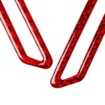 2 PCS / Set Etiqueta decorativa del panel de salida de aire del pilar A del automóvil de fibra de carbono para Alfa Romeo Giulia 2017-2019, unidad izquierda y derecha universal, A-pillar Air Outlet Panel - Imagen 3