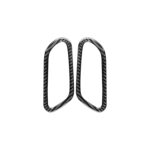 2 PCS / SET FIBER DE CARBONO CAR MANGO INTERNA DE LA PUERTA DE LA PUERTA DE LA PURSA DE VOLKSWAGEN SCIROCCO 2009-2016, la unidad izquierda y derecha Universal