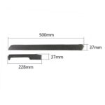 Tira de control central de fibra de carbono para coche pegatina decorativa para Volkswagen Golf 6 2008-2012, conducción a la izquierda - Imagen 2