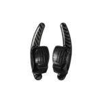 Pegatina decorativa de paletas de volante central de fibra de carbono para Volkswagen Golf 6 2008-2012