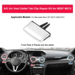 Para mercedes-benz W212 2009-2013, interruptor de escape de aire acondicionado de coche, Clip de hoja de aire acondicionado de paleta 212 830 0154 9116 - Imagen 2