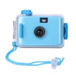 SUC4 Cámara de película retro impermeable de 5 m Mini cámara de apuntar y disparar para niños, Baby Blue - Imagen 2