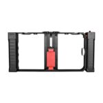 YELANGU PC02A Vlogging Live Broadcast Plastic Cage Video Rig Soporte estabilizador para producción cinematográfica para iPhone, Galaxy, Huawei, Xiaomi, HTC, LG, Google y otros teléfonos inteligentes, PC02A - Imagen 4
