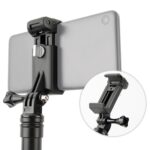 Selfie Sticks Monopods Mount Phone Clamp para iPhone, Samsung, HTC, Sony, LG y otros teléfonos inteligentes, rango de clip: 6-9 cm, Phone Clamp