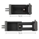 Selfie Sticks Monopods Mount Phone Clamp para iPhone, Samsung, HTC, Sony, LG y otros teléfonos inteligentes, rango de clip: 6-9 cm, Phone Clamp - Imagen 3