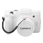 Cámara digital con lentes intercambiables y pantalla abatible con interpolación de 1,3 megapíxeles, LCD de 2,4 pulgadas, grabación Full HD 720P, lente infrarroja, EIS, White - Imagen 3