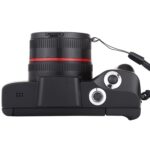 Cámara digital con lentes intercambiables y pantalla abatible con interpolación de 1,3 megapíxeles, LCD de 2,4 pulgadas, grabación Full HD 720P, lente infrarroja, EIS, Black - Imagen 3