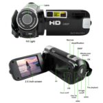 Cámara DV para viajes en casa, HD, 16 millones de píxeles, zoom digital 16X, enchufe para Reino Unido, UK Plug - Imagen 4