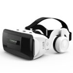 Gafas de vídeo 3D de realidad virtual VR SHINECON G06EB adecuadas para teléfonos inteligentes de 4,7 a 6,1 pulgadas con auriculares HiFi, G06EB - Imagen 2