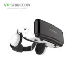 Gafas de vídeo 3D de realidad virtual VR SHINECON G06E adecuadas para teléfonos inteligentes de 4,7 a 6,1 pulgadas con auriculares, G06E - Imagen 3