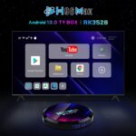 H96 Max 8K Ultra HD Smart TV Box Android 13.0 Media Player con control remoto, RK3528 Quad-Core, 4GB+64GB, 4GB+64GB - Imagen 2