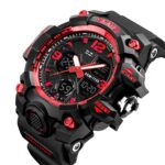 SKMEI 1155B Multifuncional Hombres Deportes al aire libre Noctilucent Impermeable Esfera grande Reloj de pulsera - Imagen 3