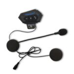 BT12 Casco de motocicleta Auriculares Bluetooth Intercomunicador de motocicleta Auriculares Bluetooth