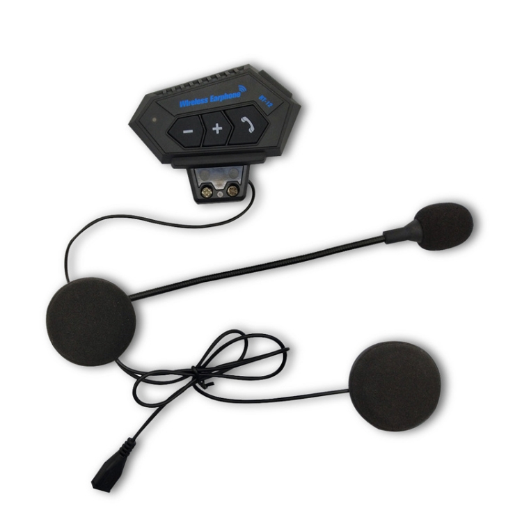 EDA0010355.jpg BT12 Casco de motocicleta Auriculares Bluetooth Intercomunicador de motocicleta Auriculares Bluetooth - Imagen 1