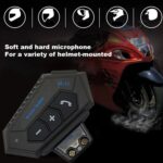 BT12 Casco de motocicleta Auriculares Bluetooth Intercomunicador de motocicleta Auriculares Bluetooth - Imagen 4