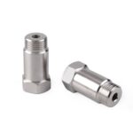 2 PCS Car 45mm Sensor de oxígeno Adaptador de oxígeno Conector modificado M18x1.5