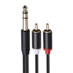 3685 6,35 mm macho a doble RCA macho cable de audio estéreo, 3m - Imagen 2