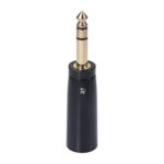 LZ1166G 6.35mm Macho estéreo a XRL Adaptador de audio masculino Micrófono Conector de altavoz estéreo - Imagen 2