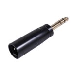 LZ1166G 6.35mm Macho estéreo a XRL Adaptador de audio masculino Micrófono Conector de altavoz estéreo - Imagen 4