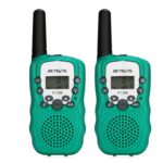 1 par RETEVIS RT388 0.5W Frecuencia de la UE 446MHz 8CHS Walkie Talkie de mano para niños, RT388(Black), RT388(Pink), RT388(Blue), RT388(Purple), RT388(Yellow)