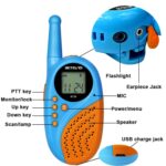 1 par RETEVIS RT-35 0.5W Frecuencia de la UE 446MHz 8CHS Walkie Talkie de mano para niños, RT-35,EU Frequency(Blue) - Imagen 4