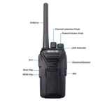 RETEVIS RT27 2W US Frecuencia 462.5500MHz-467.7125MHz 22CHS FRS Radio de dos vías Walkie Talkie de mano, enchufe de EE. UU., RT27, US Plug - Imagen 4
