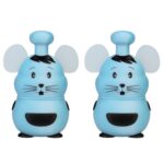 1 par RETEVIS RT30M 0.5W Frecuencia de la UE PMR446 1CH Forma de ratón Niños Walkie Talkie de mano, RT30M,EU Frequency