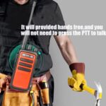 1 par RETEVIS RT66 PMR446 16CHS Radio de dos vías sin licencia Walkie Talkie de mano, enchufe de la UE - Imagen 3