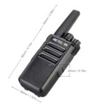 1 par RETEVIS RT668 0.5W PMR446 16CHS Radio de dos vías Walkie Talkie de mano, enchufe de la UE, RT668 - Imagen 3