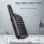 1 par RETEVIS RT668 0.5W PMR446 16CHS Radio de dos vías Walkie Talkie de mano, enchufe de la UE, RT668 - Imagen 4