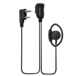 RETEVIS EEK012 Gancho para oreja tipo D de doble aguja y cabezal en K de alto volumen y contorno ajustable para H-777/RT-5R/RT1/RT2/RT5 /888s/UV5R