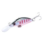 HENGJIA 10 PCS Long Throw Bionic Cocked Mouth Fake Bait Pesca Anzuelos triples de tres mordazas, 10 PCS 5
