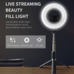 Q07 6 pulgadas Anillo Light Portable Bluetooth Selfie Stick Tripod - Imagen 2