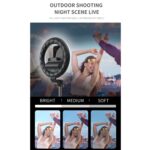 Q07 6 pulgadas Anillo Light Portable Bluetooth Selfie Stick Tripod - Imagen 4